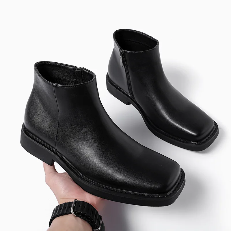 Men Formal Wear Shoes - 블랙 새로운 패션 남성 캐주얼 가죽