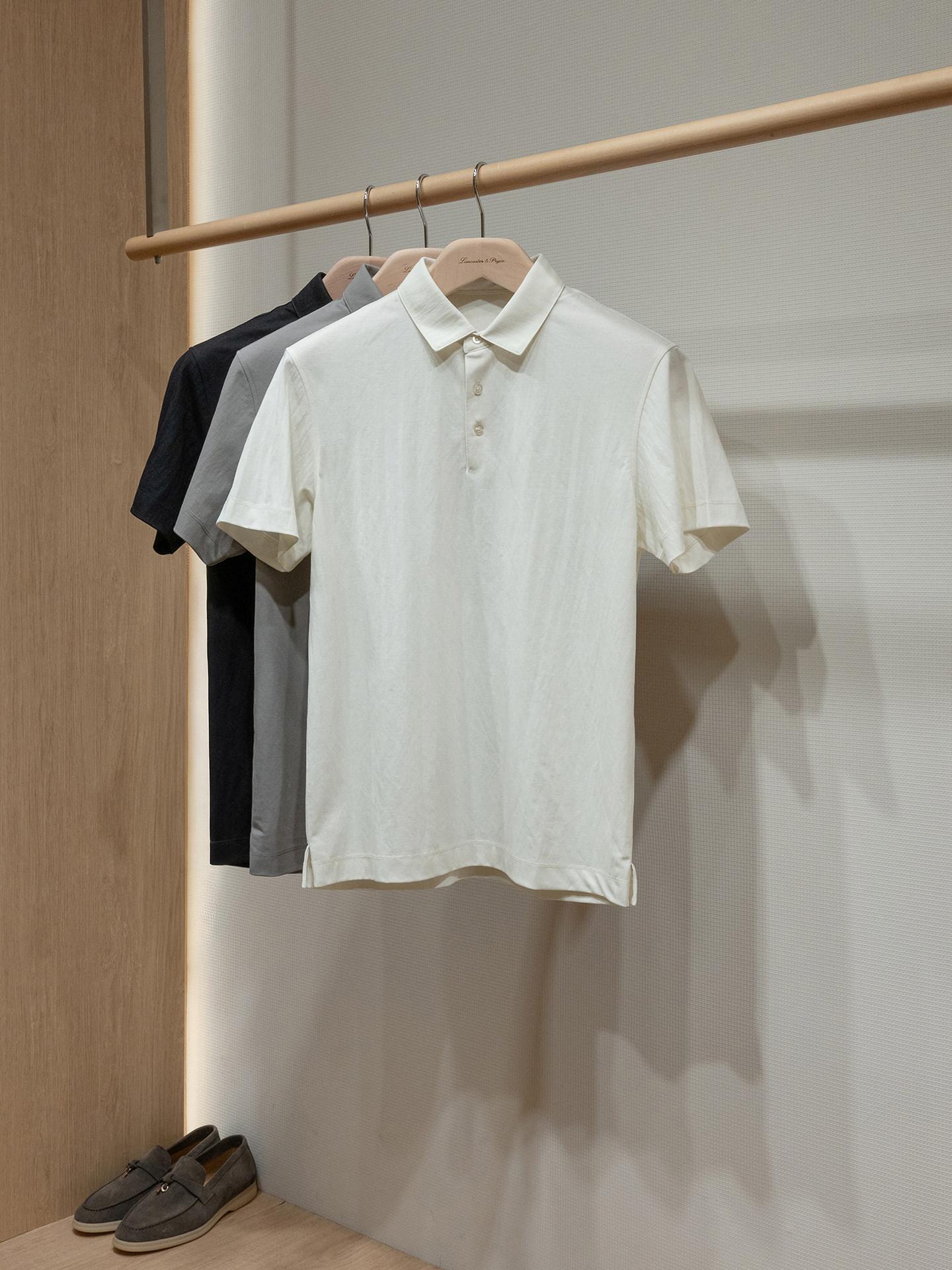 Men'S Polo Formal Wear - 린넨 코튼 소재의 피부 친화적이고 통기성
