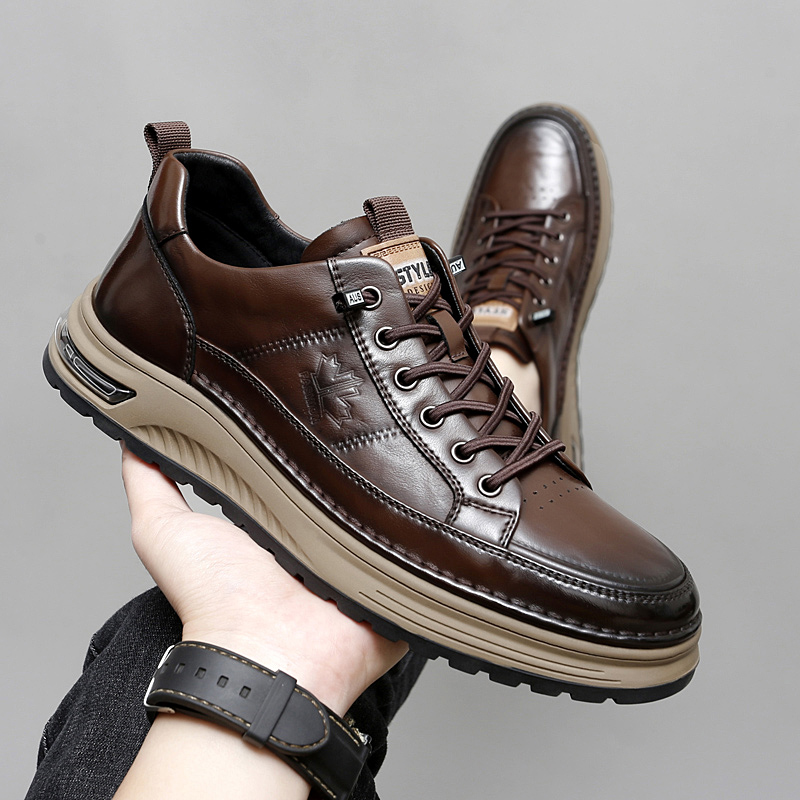 Men Formal Wear Shoes - 고급 천연 가죽 남성 캐주얼 비즈니스