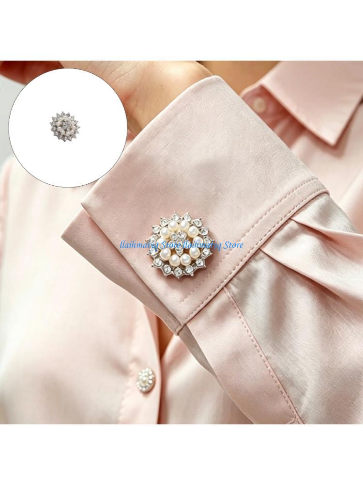 Mens Formal Look - 573B 비드 클러스터 디테일과 클리어 스톤