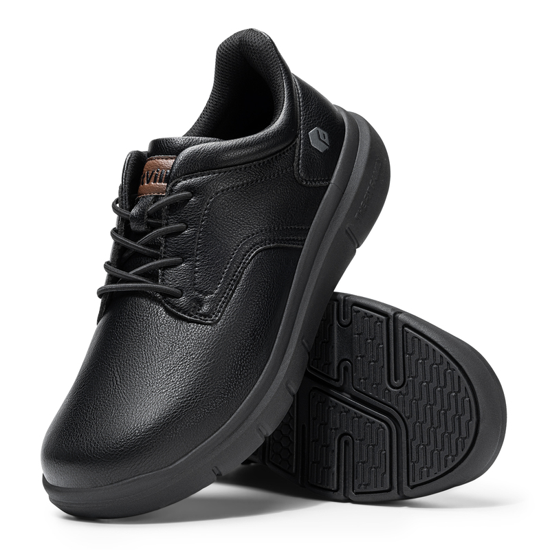Men Formal Wear Shoes - ItVille 남성용 와이드 폭 가죽 슬립온