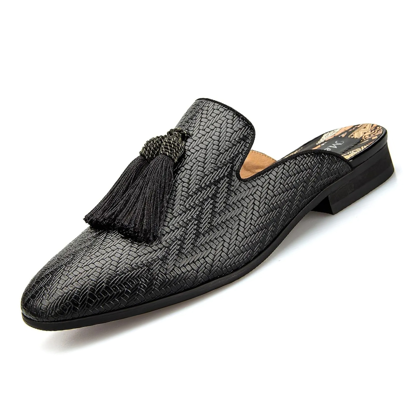 Men'S Formal Wear Slippers - 가죽 슬리퍼 통기성 여름 남성 슬리퍼