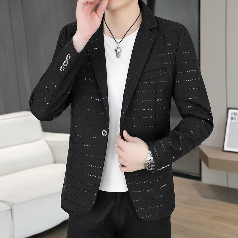 High End Men'S Formal Wear - 블레이저 남성용 스팽글 고급 핫 다이아몬드