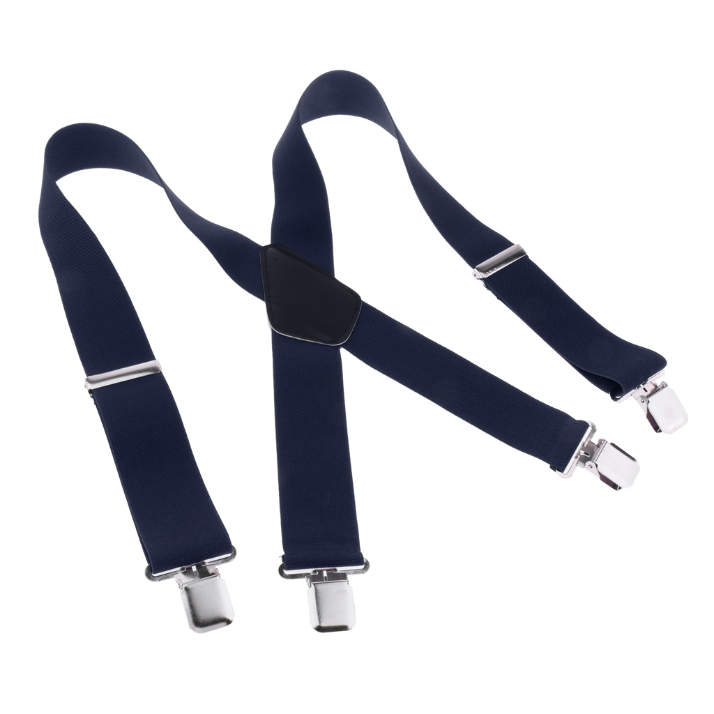 Suspender Clip Formal - 남성용 클립형 서스펜더, 조절 가능한 X자형