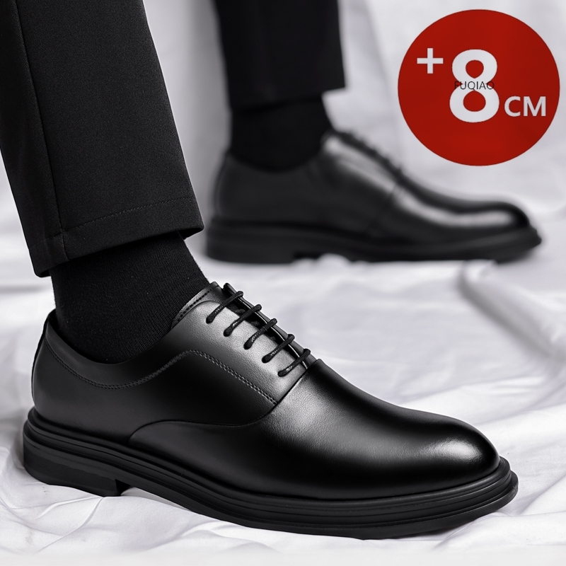 남성용 6CM 8CM 키높이 정장 가죽 구두 편안하고  - Men'S Formal Wear Slippers 리뷰 및 가격