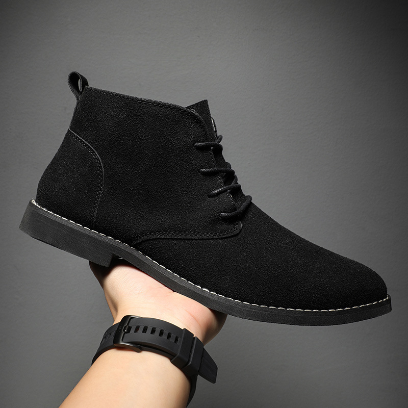 영국 스타일 브라운 첼시 부츠 남성용 하이탑 드레스 슈 - Men Formal Wear Shoes 리뷰 및 가격