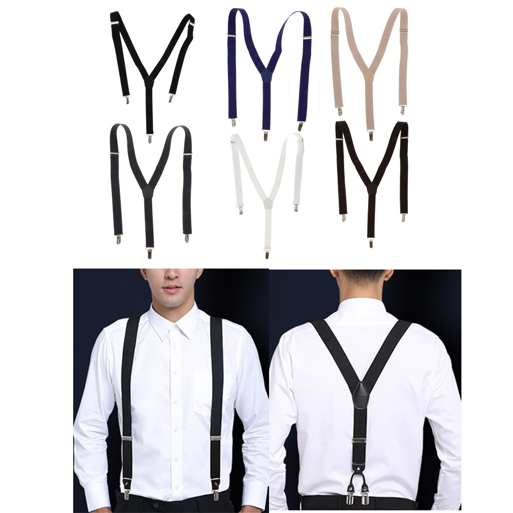 남성 의류 액세서리 벨트 신축성 있는 Y-백 서스펜더  - Suspender Clip Formal 리뷰 및 가격
