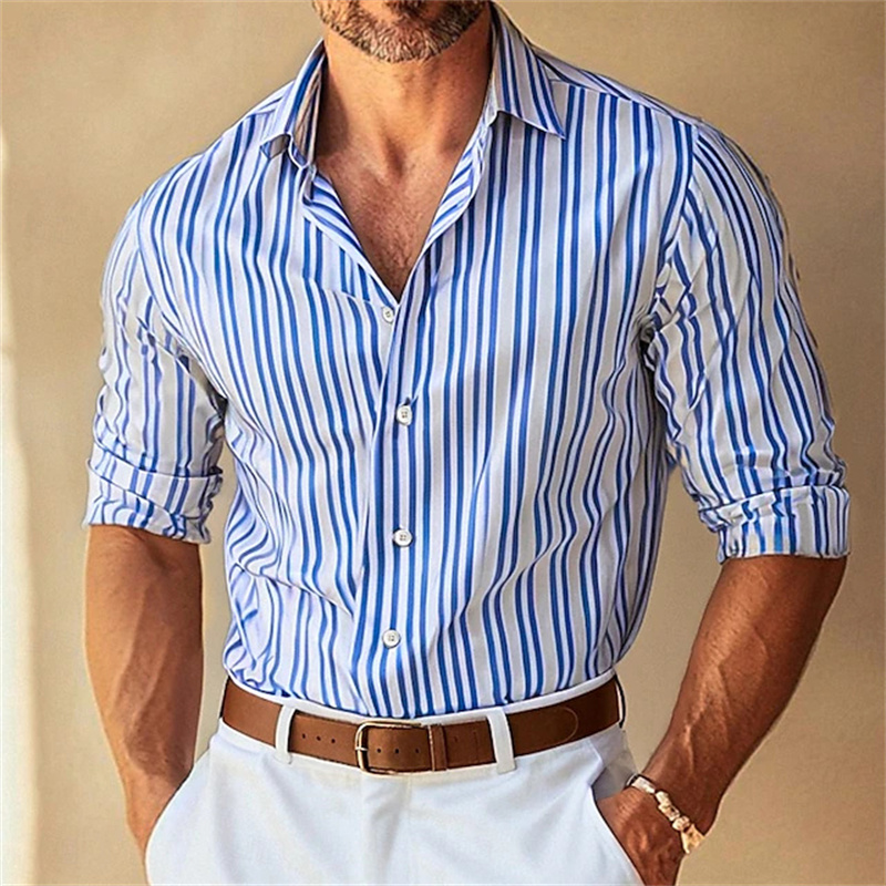 10가지 색상 남성 정장 라펠 버튼다운 스트라이프 칼라 - Men Formal Wear Shop 리뷰 및 가격