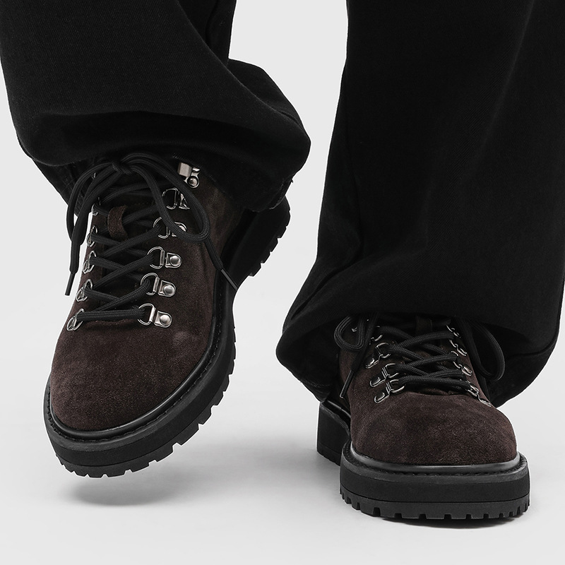 트렌디한 남성 캐주얼 가죽 신발 소가죽 스웨이드 남성  - Men Formal Wear Shoes 리뷰 및 가격
