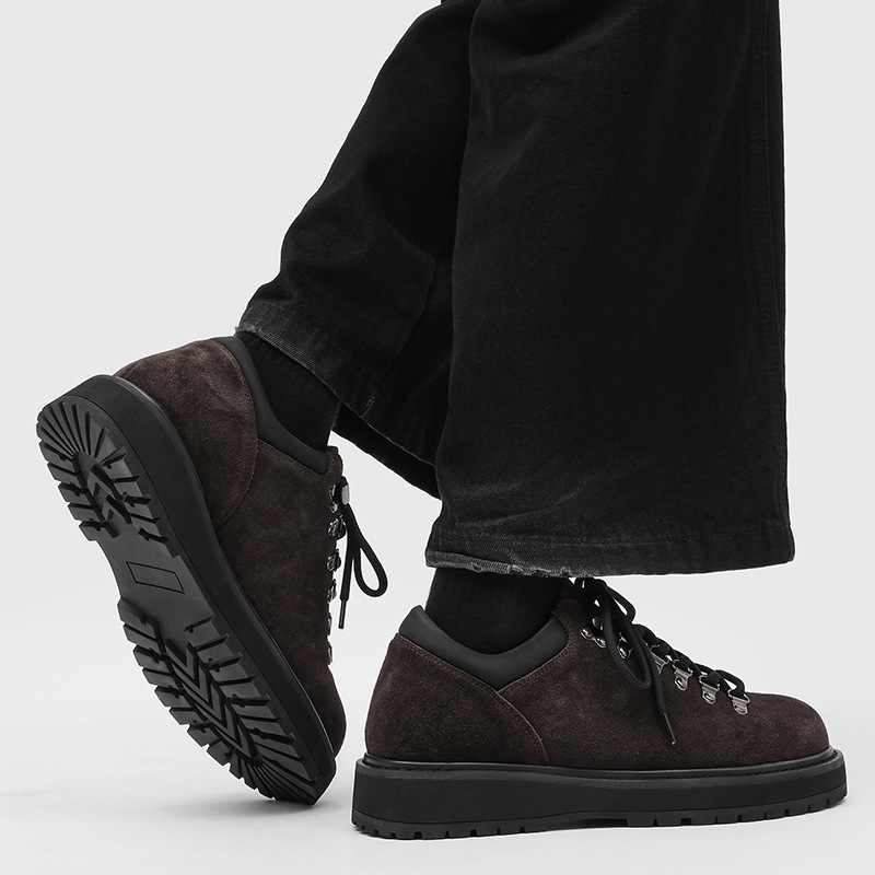 트렌디한 남성 캐주얼 가죽 신발 소가죽 스웨이드 남성  - Men Formal Wear Shoes 리뷰 및 가격