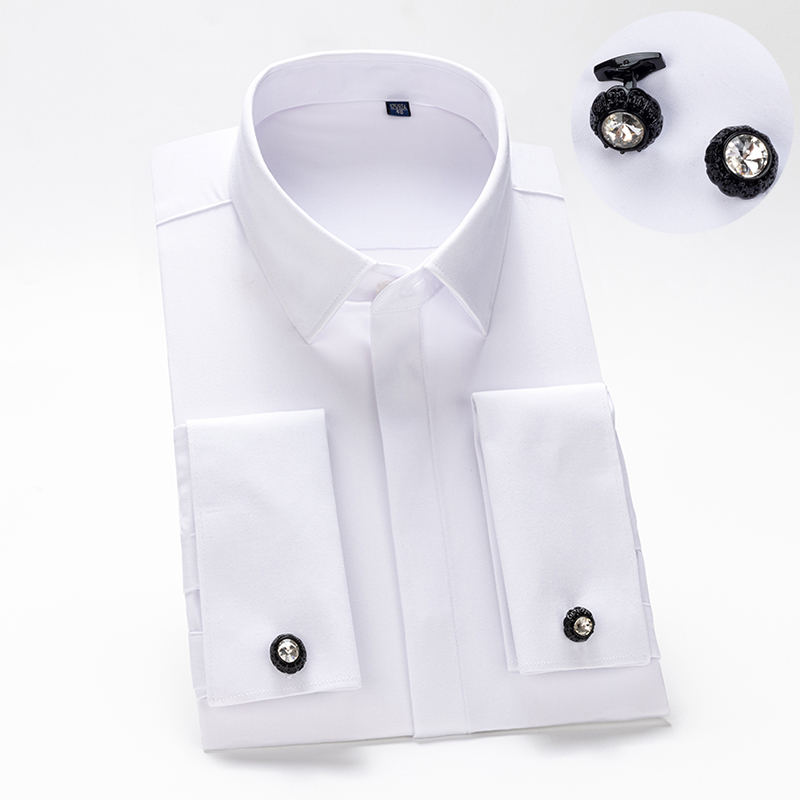 남성용 프렌치 커프스 링크 셔츠, 남성용 긴소매, 고급 - High End Men'S Formal Wear 리뷰 및 가격