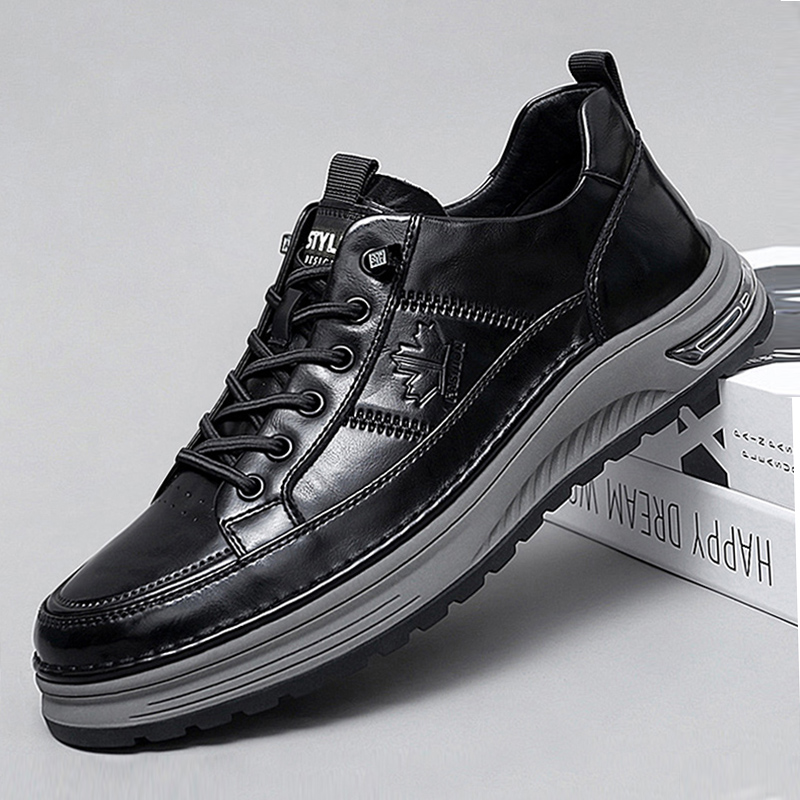 고급 천연 가죽 남성 캐주얼 비즈니스 슈즈 고품질 패션 - Men Formal Wear Shoes 리뷰 및 가격