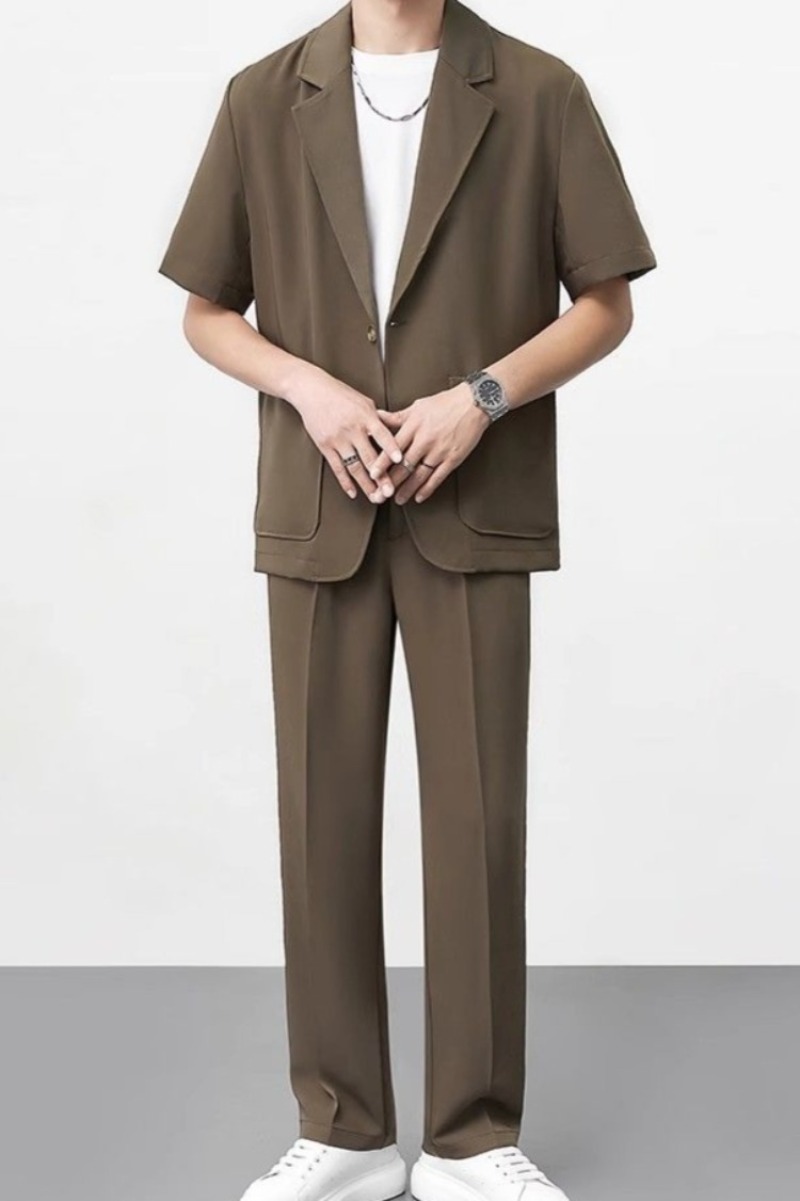 ​ 남성용 얇은 여름 정장 재킷 트렌디한 사무복 경량  - Men Formal Wear Shop 리뷰 및 가격