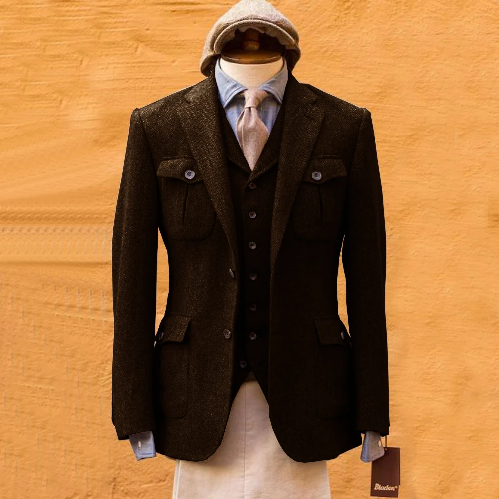 남성 헤링본 정장 풀세트 최고급 웨딩 신랑 정장 맞춤제 - Mens Formal Look 리뷰 및 가격