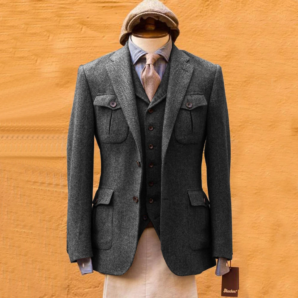 남성 헤링본 정장 풀세트 최고급 웨딩 신랑 정장 맞춤제 - Mens Formal Look 리뷰 및 가격